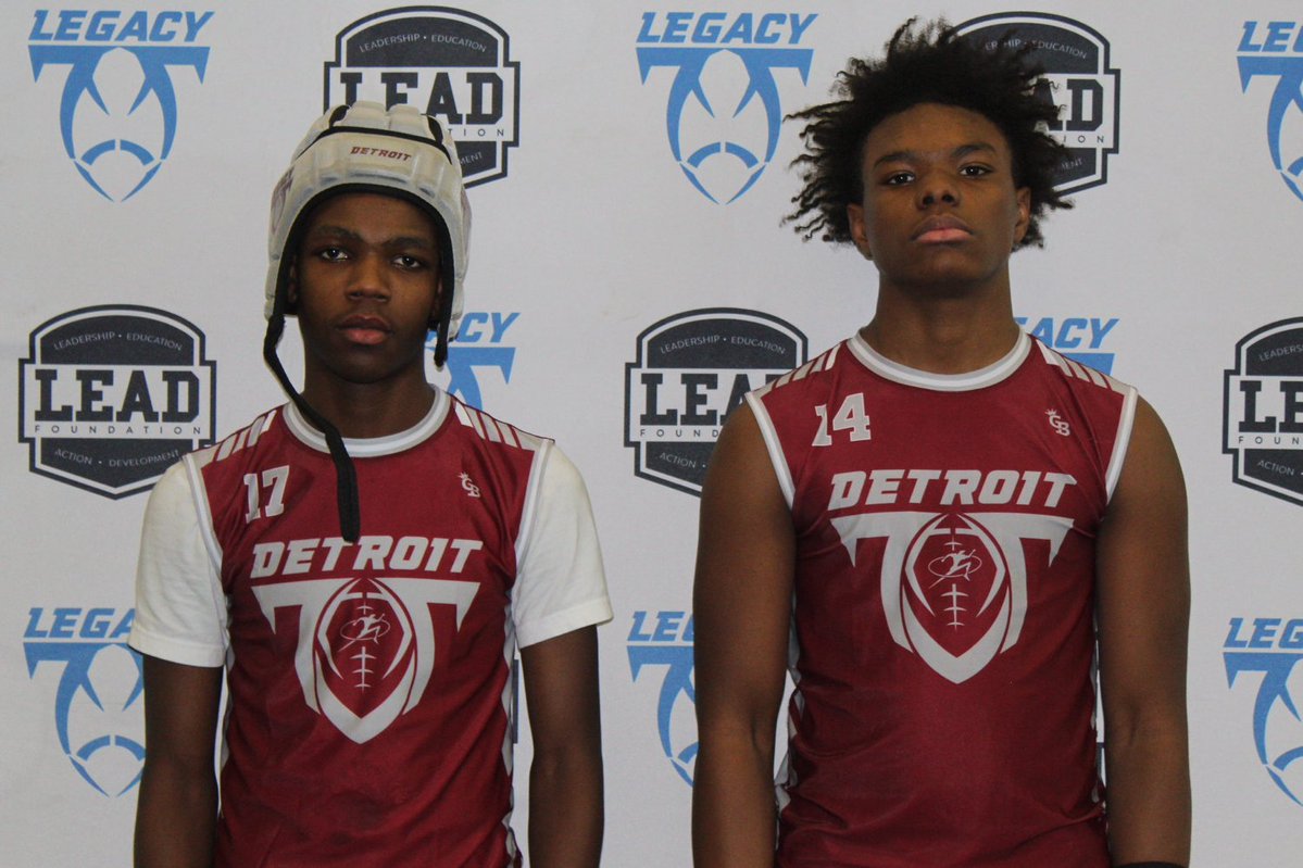 Legacy Football Organization (@legacymi_fball) on Twitter photo ⭐️Legacy Statewide 7v7 Youth League Week 2 MVPs⭐️
Detroit 14u
Offense: Micah Jones - WR - Romulus - 2028
Defense: Akym Stoudmier - DB - Summit Academy - 2028
<a href="/Legacy_Recruit/">Legacy Recruiting</a> <a href="/gamebreakerhg/">GameBreaker</a> <a href="/TheD_Zone/">The D Zone</a> <a href="/LegacyDetroitMI/">Legacy Detroit</a>
#legacy #jointhemovement #7on7 ⭐️Legacy Statewide 7v7 Youth League Week 2 MVPs⭐️
Detroit 14u
Offense: Micah Jones - WR - Romulus - 2028
Defense: Akym Stoudmier - DB - Summit Academy - 2028
<a href="/Legacy_Recruit/">Legacy Recruiting</a> <a href="/gamebreakerhg/">GameBreaker</a> <a href="/TheD_Zone/">The D Zone</a> <a href="/LegacyDetroitMI/">Legacy Detroit</a>
#legacy #jointhemovement #7on7