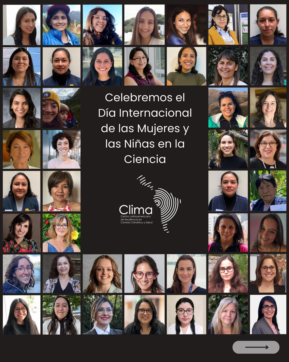 ClimaUpch's tweet image. En Clima y en @Countdown_LATAM, siempre hemos visto a las mujeres como un pilar fundamental de la investigación. Somos muchas, seguimos creciendo y, cada día, más mujeres lideramos la generación de conocimiento en salud y cambio climático. #WomenInScience