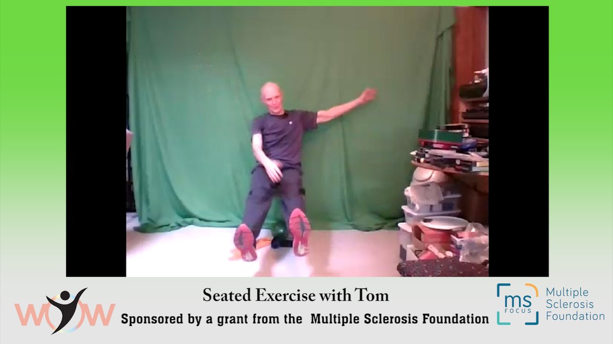 WorkOnWellOP's tweet image. Tom has created a fantastic #SeatedRangeOfMotion workout for Tuesday’s #FreeSeatedExercise, made possible by a generous grant from the @MultipleSclerosisFoundation! Find it at workingonwellnessfoundation.org. Subscribe to join us Live on Zoom and get links to ALL of our YouTube videos!