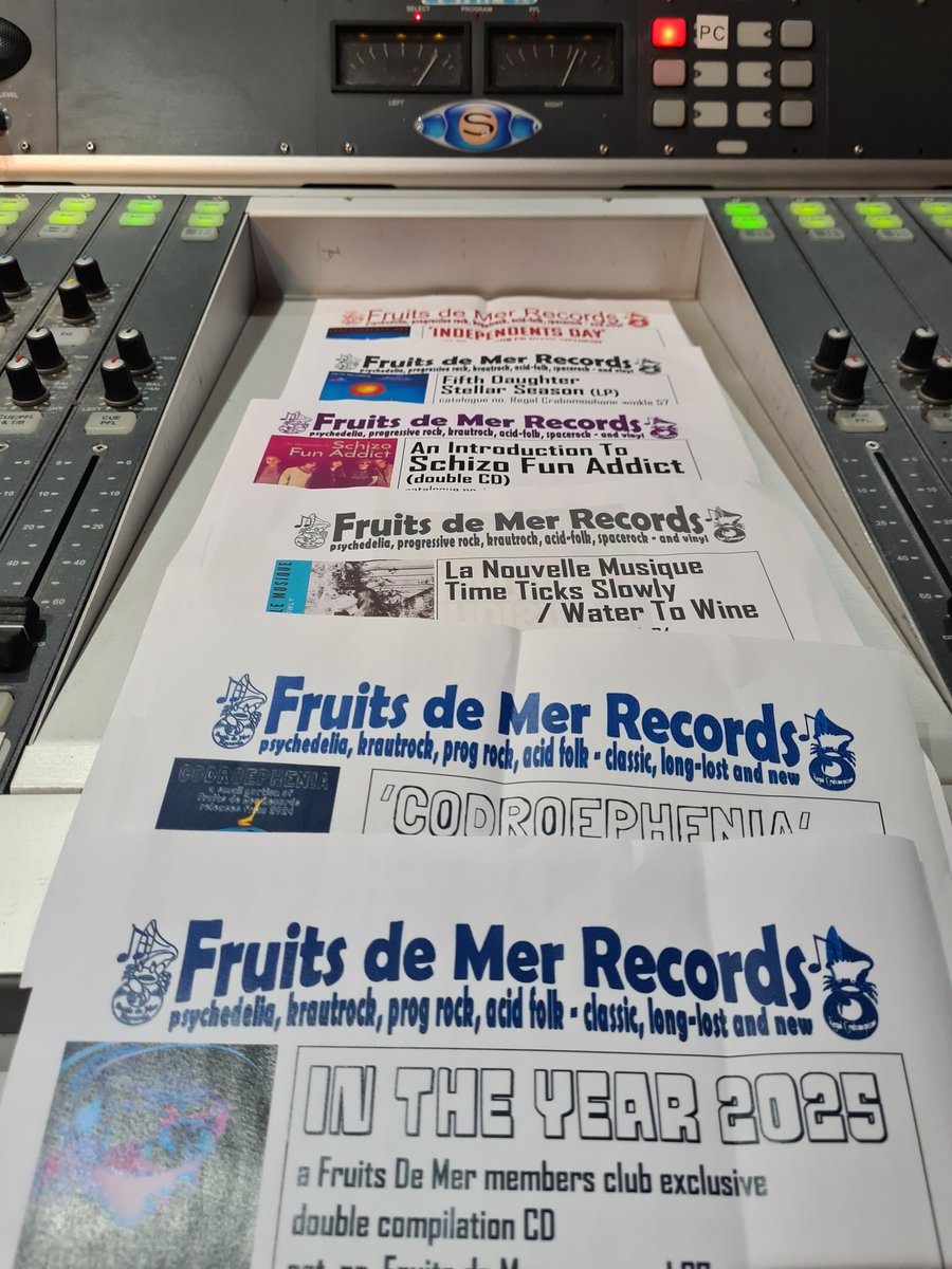 Aired Fruits de Mer releases on The Future Sound of Exeter Show on <a href="/phonicfm/">Phonic FM</a> tonight <a href="/fruitsdemer/">FruitsdeMer Records</a>