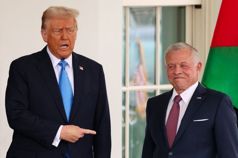 ColdBeerDaddy's tweet image. Why is it that the president looks like he gets a great deal more Sun than the King of Jordan?