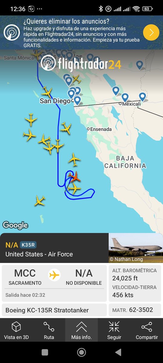 masterpro291m's tweet photo. Mas capturas de pantalla de aviones americanos a kilómetros de costas mexicanas #Mexico #usa #airforce https://t.co/FDL7d9YsUL