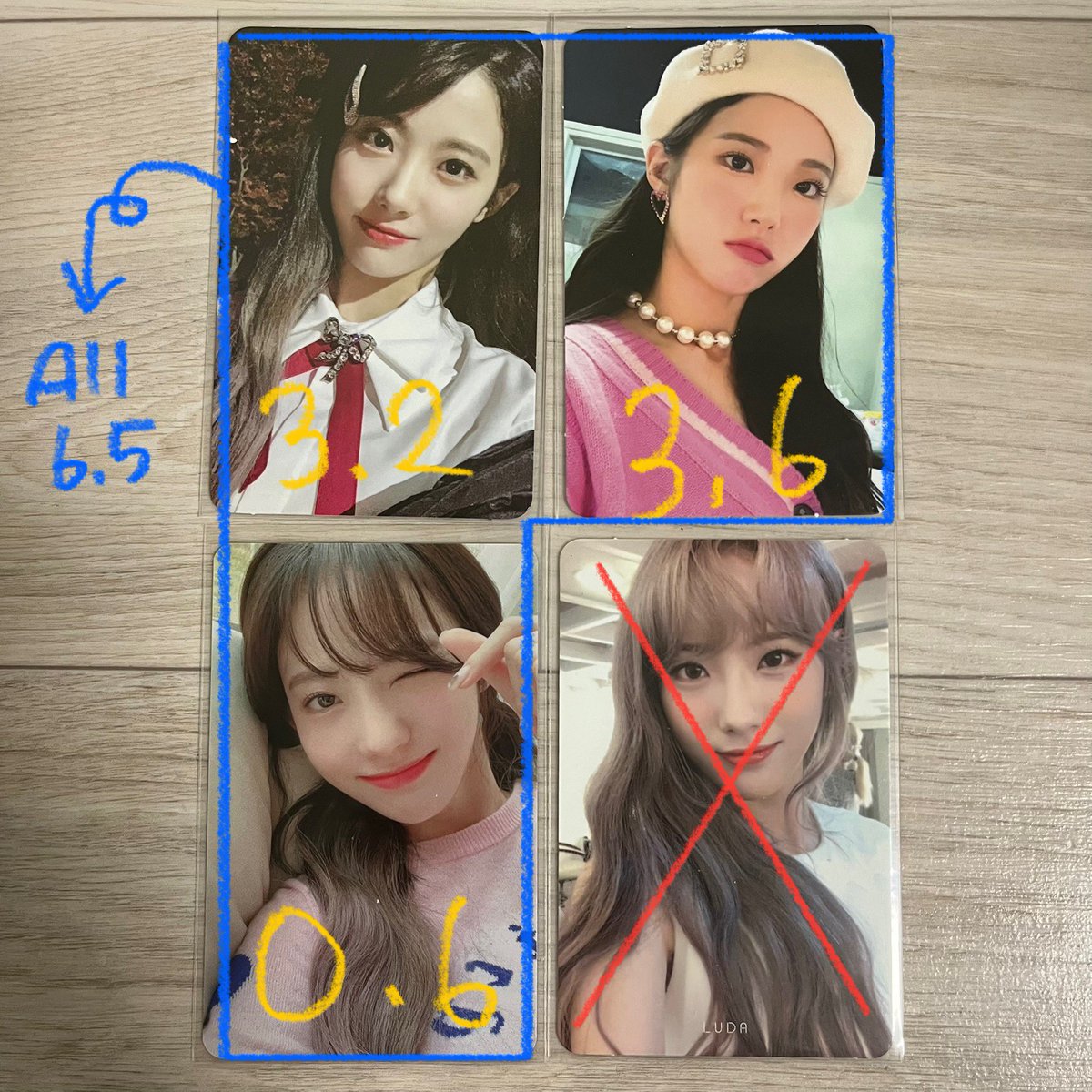 우주소녀 루다 이루다 포카 판매 양도

미세 하자 있을 수 있어서 예민하신 분 ❌
궁금하신 점은 디엠주세요!

일괄(all) 6.5