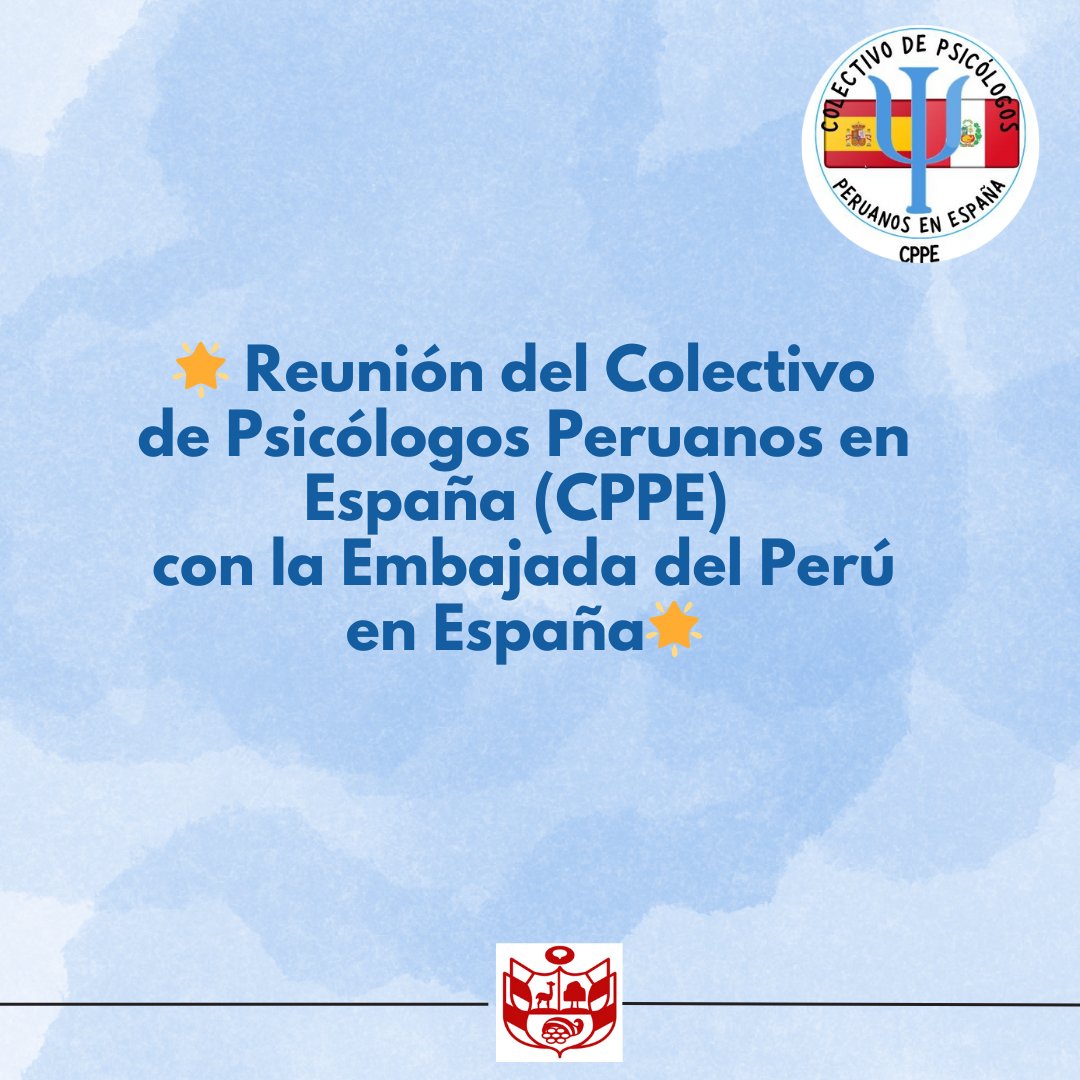 Colectivo de Psicólogas/os Peruanas/os en España tweet media