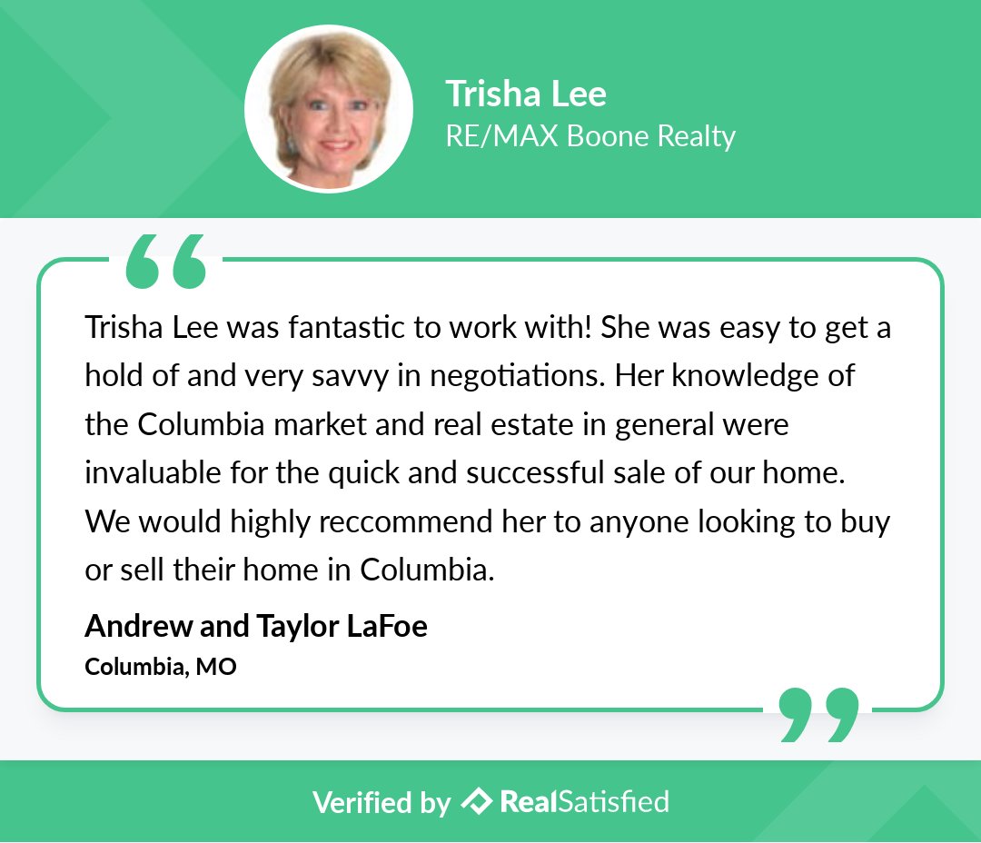 trishalee's tweet image. I’m truly privileged to work with such wonderful clients. realsatisfied.com/Trisha-Lee via @realsatisfied