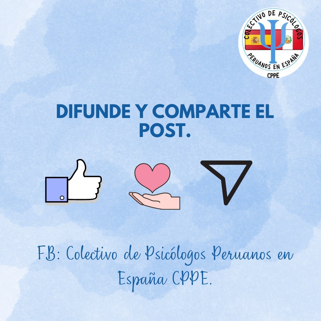 Colectivo de Psicólogas/os Peruanas/os en España tweet media