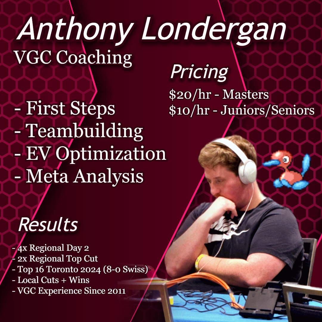 Third times the charm! I'm offering VGC coaching for all age divisions! My goal is to help new and current players improve their play. Classes available in the graphic below (creds to <a href="/_chrustopher_/">chrus</a> ). Reach out if interested!

Forms link: docs.google.com/forms/d/e/1FAI…