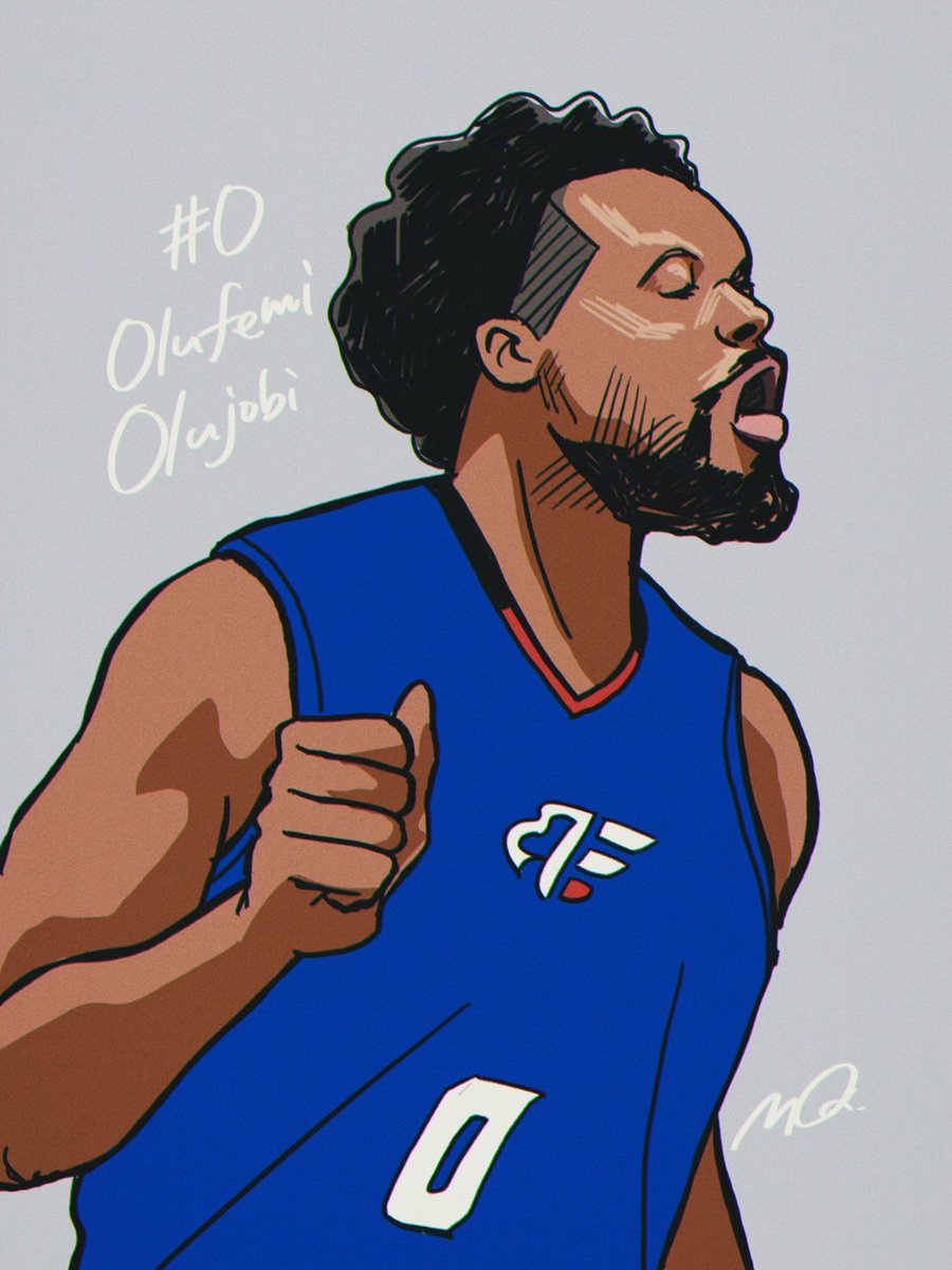 FE_758's tweet image. ／
2/9(日)vs長崎
#MQ さんが選ぶMQ特別賞 👀👑
＼

『MQ特別賞👑』は...
#オルフェミ・オルジョビ 選手‼️🫰🏻

3Qまでの試合内容でMQさんが選んだMIP選手『MQ特別賞』に見事選ばれたオルジョビ 選手‼️👏

素敵なイラストをありがとうございます💙

#FE名古屋 #FEVER #Bリーグ
⬇️イラストができるまで🎨…