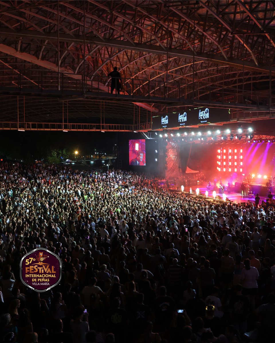 😍 Estamos disfrutando la quinta y última noche del 57° Festival Internacional de Peñas ¡Explota el Anfi!

#VillaMaria2025