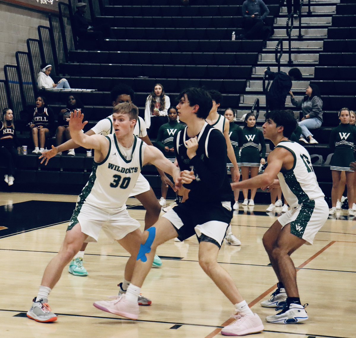 WestminsterBKB's tweet photo. Back to the Howell! Cats beat Centennial 71-56 in Region 6 semifinals to secure a spot in the championship and also a home game in the state tournament. Next up: Kell at Kell, Region Final, Thursday, 8:30pm. #Kaizen #PoweroftheHowell https://t.co/hQ4wH47N6w