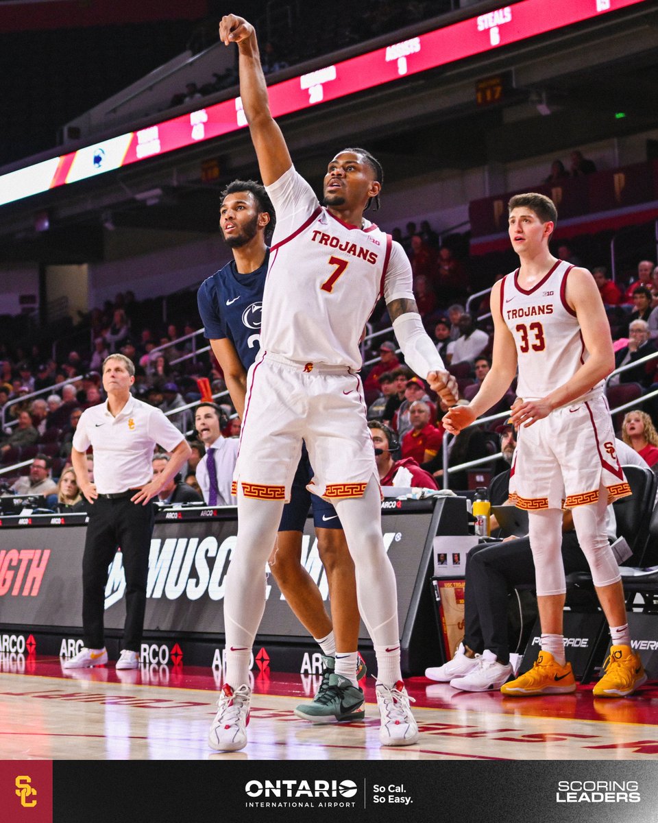USC Men's Basketball (@usc_hoops) on Twitter photo Tonight's <a href="/flyONT/">FlyONT</a> scoring leaders:
<a href="/Babybuzzo/">Chibuzo Agbo</a>: 21 pts
<a href="/DesmondClaude/">Desmond Claude</a>: 16 pts, 8 ast, 3 reb
<a href="/thewesleyyates_/">Wesley Yates lll</a>: 13 pts, 5 reb, 4 ast
<a href="/Josh_Cohen35/">Joshua Cohen</a>: 12 pts, 5 reb Tonight's <a href="/flyONT/">FlyONT</a> scoring leaders:
<a href="/Babybuzzo/">Chibuzo Agbo</a>: 21 pts
<a href="/DesmondClaude/">Desmond Claude</a>: 16 pts, 8 ast, 3 reb
<a href="/thewesleyyates_/">Wesley Yates lll</a>: 13 pts, 5 reb, 4 ast
<a href="/Josh_Cohen35/">Joshua Cohen</a>: 12 pts, 5 reb