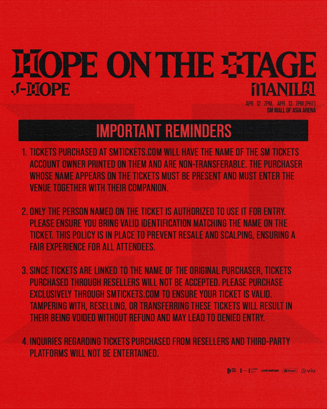 Manila Concert Scene | j-hope Tour 'HOPE ON THE STAGE' in