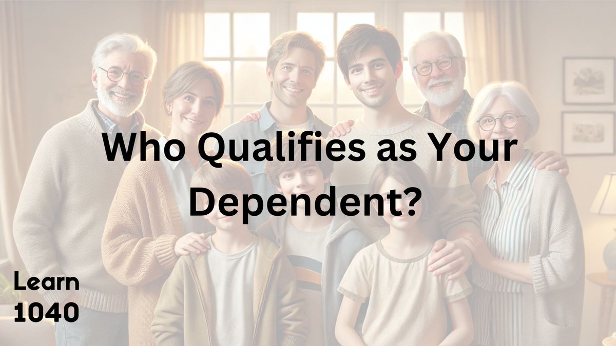 learn1040's tweet image. Learn who qualifies as your dependent and the rules for claiming  children and other dependents on your tax return. (link in bio) #taxdependents #taxcredits