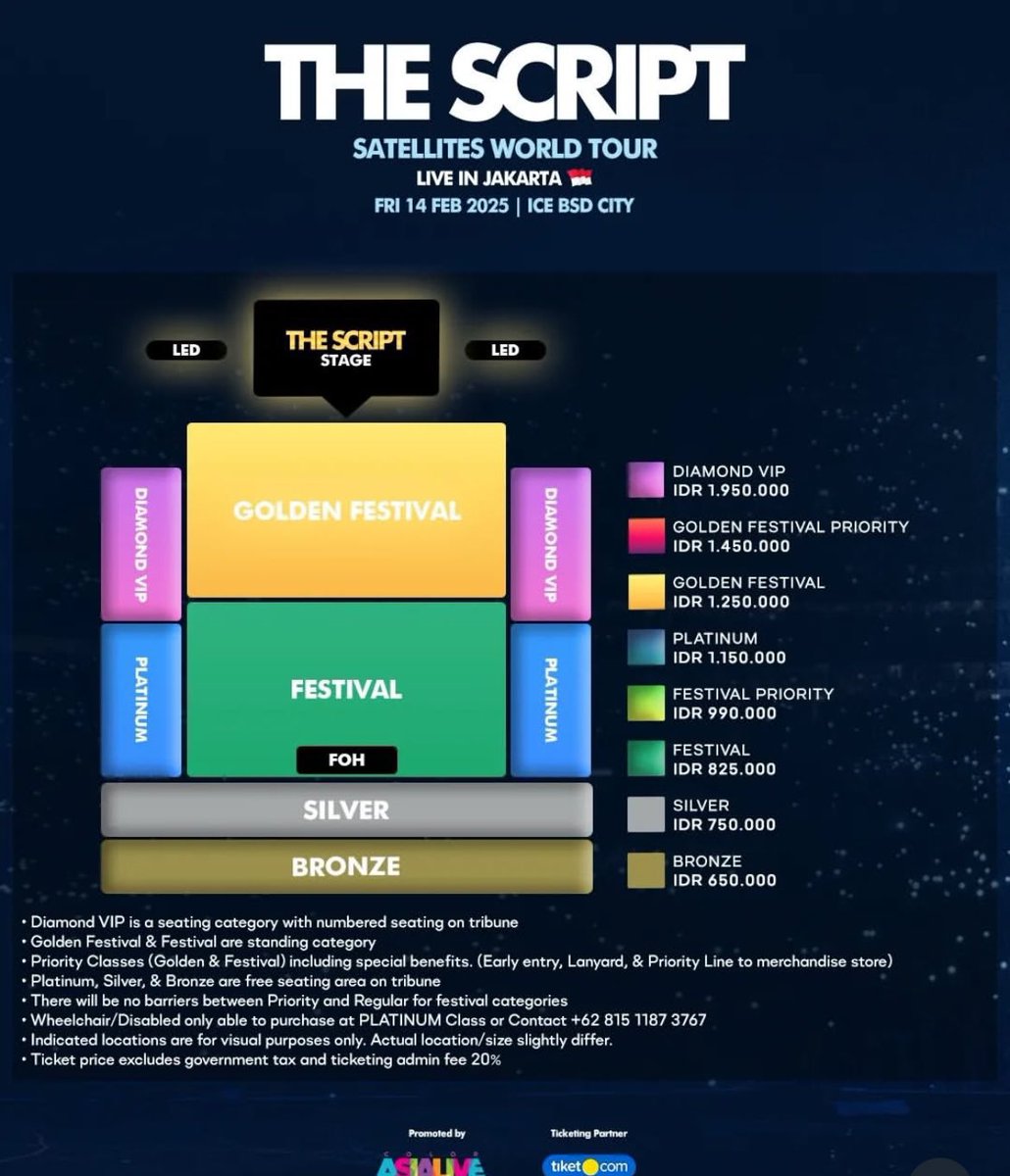 istmemuah's tweet image. WANT TO SELL / WTS
The Script Satellite World Tour Jakarta 
🎫 2 tix
📍 ICE BSD
📆 14 februari 2025
🛋️Festival
💸550k/ tix
📌COD Venue/bantu sampai tukar gelang
#WTS #TheScriptSatellitesWorldTour