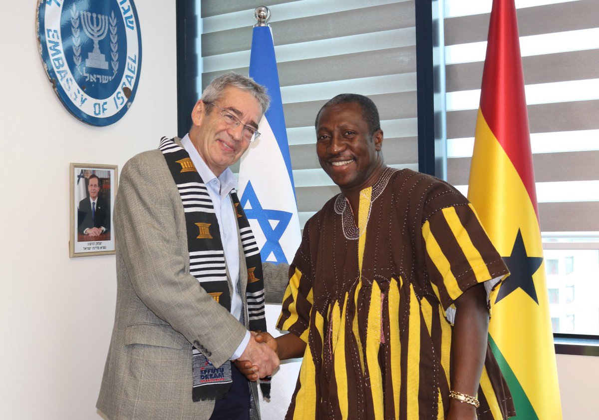 I paid a courtesy call on Israeli Ambassador to Ghana on Tuesday, February 11, 2025.