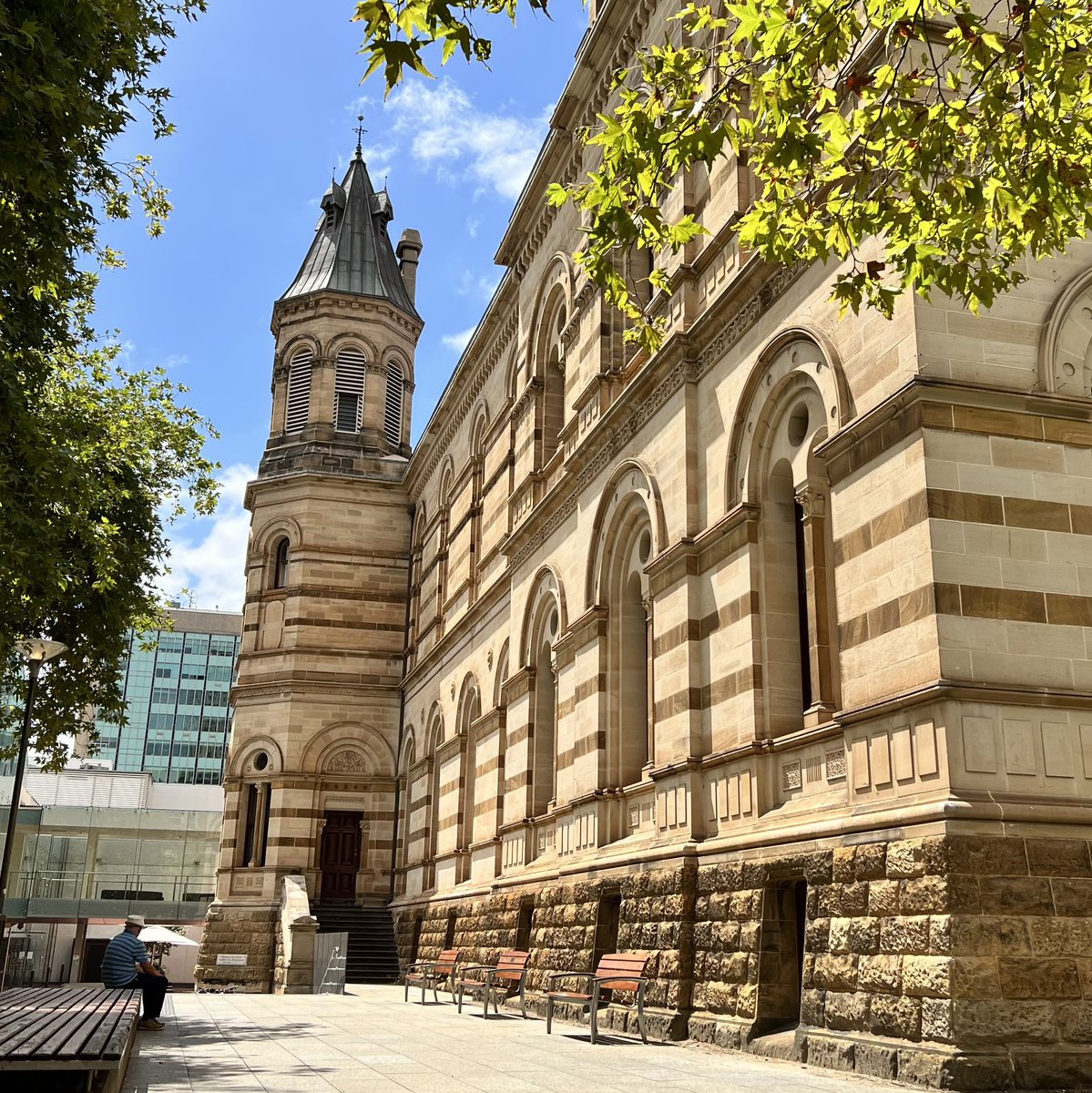 One of Adelaide’s heritage jewels, the 1884 Mortlock Chamber was named in the ‘top 20 most beautiful libraries of the world’ by a US mag. After a national award winning restoration, it was re-opened #OTD 12 Feb 1986. 
On #KaurnaCountry.