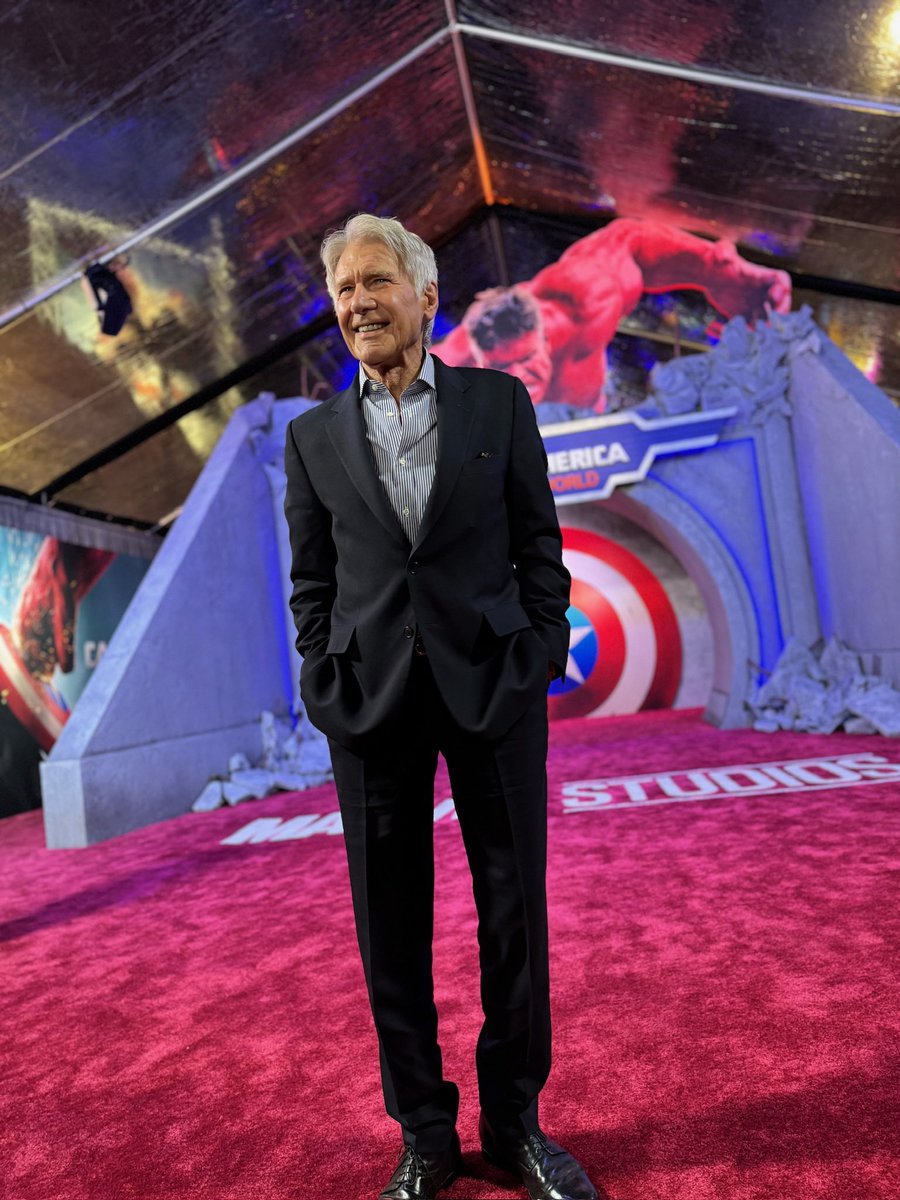 MarvelStudios's tweet image. Welcome to the MCU, Harrison Ford.

#CaptainAmericaBraveNewWorld