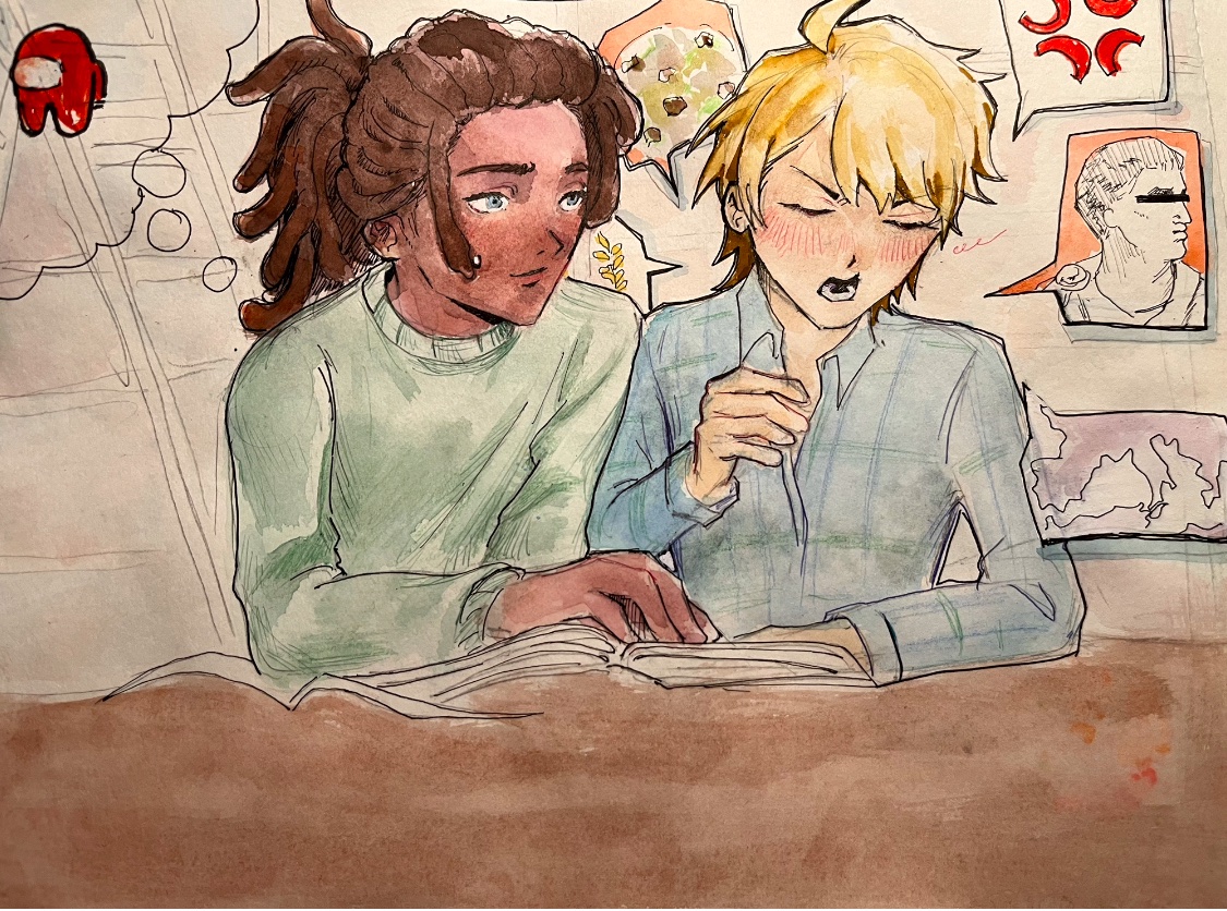 day 2 college au #MAITHALLWEEK2025 #MAITHALL #ProjectEdensGarden