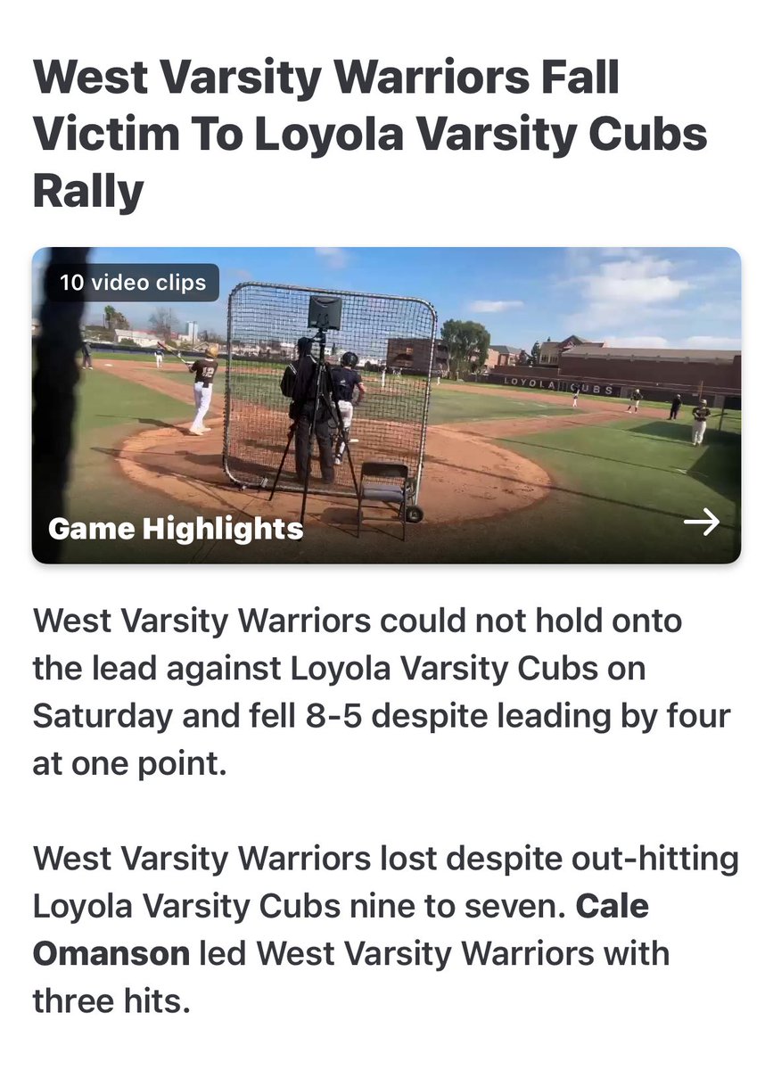 Cale Omanson (@caleomanson) on Twitter photo Cale Omanson C/O ‘25,
MIF, R/R
5’11, 170lbs
<a href="/SportsForceBB/">SportsForce Baseball</a>
<a href="/TopLevelLA/">Top Level</a>
<a href="/ZachSmithTL/">Zach Smith</a>
<a href="/CoachSug/">Coach Sug</a>
<a href="/FlatgroundBats/">FLATGROUND Hitting</a> Cale Omanson C/O ‘25,
MIF, R/R
5’11, 170lbs
<a href="/SportsForceBB/">SportsForce Baseball</a>
<a href="/TopLevelLA/">Top Level</a>
<a href="/ZachSmithTL/">Zach Smith</a>
<a href="/CoachSug/">Coach Sug</a>
<a href="/FlatgroundBats/">FLATGROUND Hitting</a>