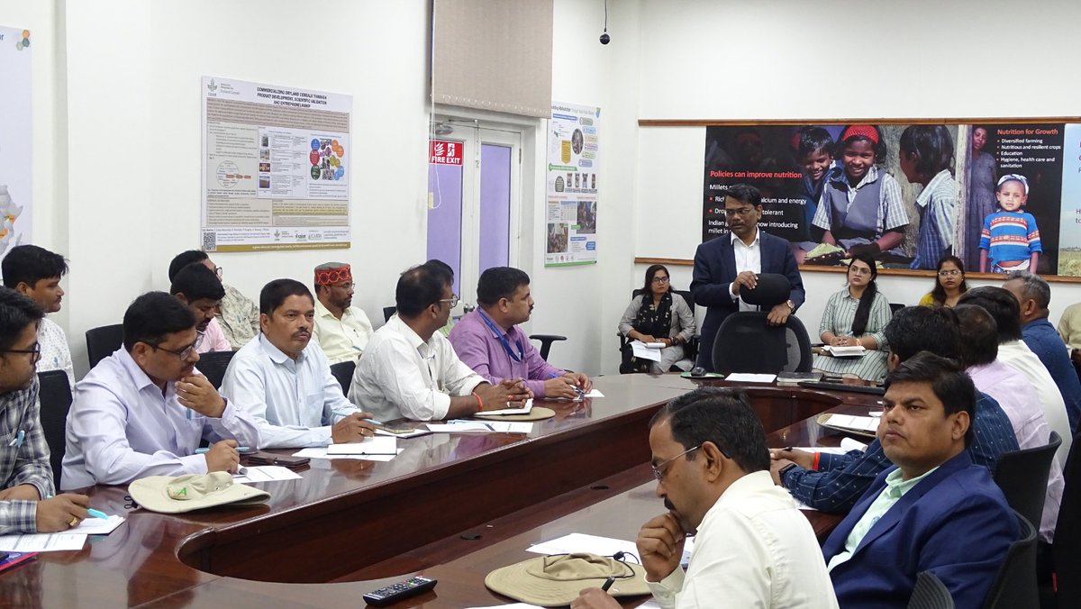 ICRISAT (@icrisat) on Twitter photo Our recent one-day Training-Cum-Exposure Visit on Rainfed Agriculture for Resilient and Sustainable Livelihood Security, held by <a href="/AIPICRISAT/">AIP-ICRISAT</a> in collaboration with <a href="/BiharUniversity/">Bihar Agricultural University, Sabour</a> (BAU, Sabour), saw participation from 30+ senior officials from BAU and the Government of #Bihar. Our recent one-day Training-Cum-Exposure Visit on Rainfed Agriculture for Resilient and Sustainable Livelihood Security, held by <a href="/AIPICRISAT/">AIP-ICRISAT</a> in collaboration with <a href="/BiharUniversity/">Bihar Agricultural University, Sabour</a> (BAU, Sabour), saw participation from 30+ senior officials from BAU and the Government of #Bihar.