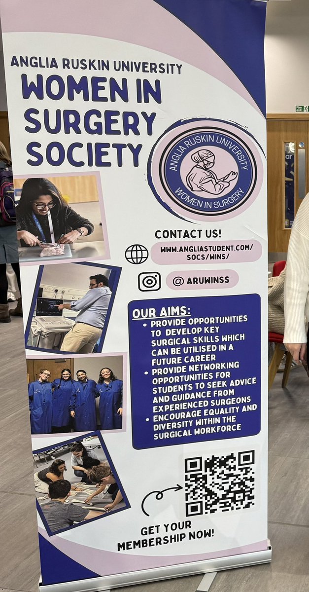 JSamvelyan's tweet photo. Congratulations to @AngliaRuskin School of Medicine ‘Women in Surgery’ Society on a successful cross-speciality symposium! It was a great day full of research student presentations, workshops and practical sessions 🩺  💉🎉 @AngliaRuskinSU @FHEMS_ARU https://t.co/iNrtsP0ynZ