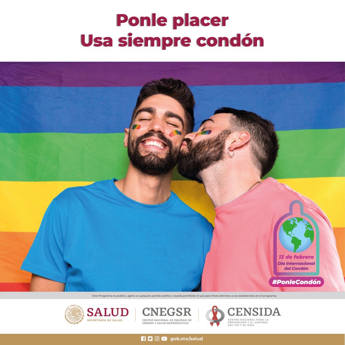 SaludEdomex's tweet photo. Llevar una vida sexual saludable y segura, es responsabilidad de todos.
El #Condón es un método anticonceptivo que te protege al doble, hay interno para las mujeres y externo para los hombres.
¡Usa Condón! https://t.co/NS6SqsBEK5
