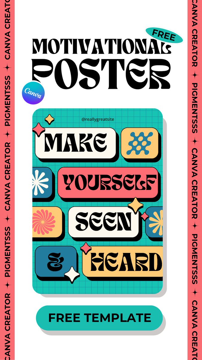 pigmentsss's tweet photo. 👀
✅️Template Link: https://t.co/eXxL1Y0AjQ
✅️Canva Profile: https://t.co/BZtB2oiOpO
#canva #CanvaPH #canvadesign #canvaphilippines #poster #graphicdesign https://t.co/hmuArLkLLD