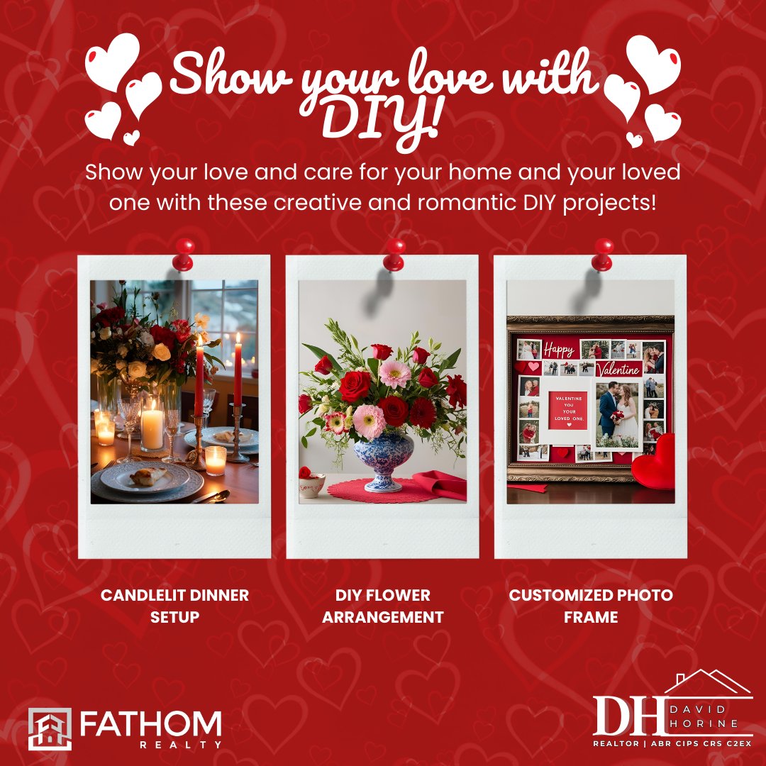 dlhorine's tweet image. Tag your loved one 🫂  and share your own DIY creations! 💞🏡  #DIYHomeProjects #ValentinesDay #Love #HomeDecor #RomanticIdeas #FathomThat #DavidHorine