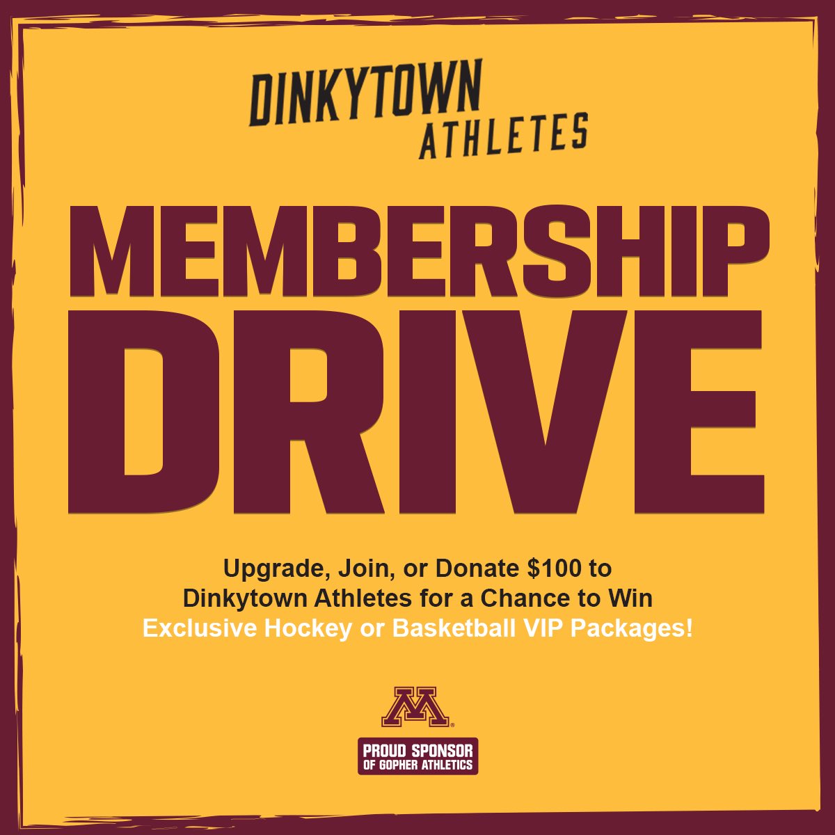 Mallory Heyer (@malloryheyer) on Twitter photo Upgrade, Join, or Donate $100 to <a href="/DTAthletes/">DinkytownAthletes</a> for a chance to win an exclusive VIP package! Don’t miss this epic opportunity to support your squad. 💪🔥 #Gophers #NIL
dinkytownathletes.com/membership-dri… Upgrade, Join, or Donate $100 to <a href="/DTAthletes/">DinkytownAthletes</a> for a chance to win an exclusive VIP package! Don’t miss this epic opportunity to support your squad. 💪🔥 #Gophers #NIL
dinkytownathletes.com/membership-dri…