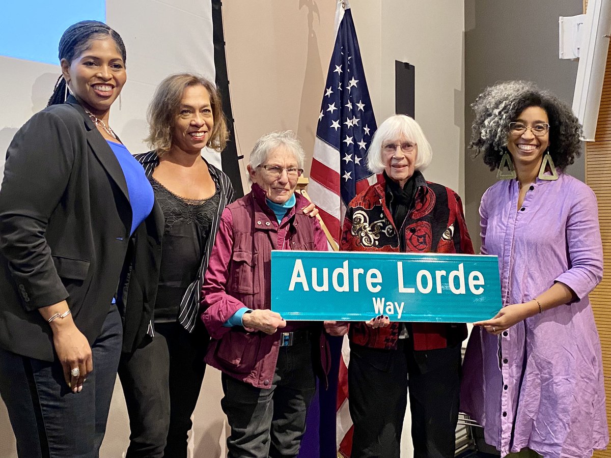 HunterAFPRL (@afprl) on Twitter photo Celebrating the 91st birthday of the literary giant #AudreLorde with the brilliant @alexispauline discussing her timely and powerful book “Survival is a Promise”—in conversation with <a href="/mecca_jamilah/">Mecca Jamilah Sullivan</a> about Lorde’s eternal impact. <a href="/Roosevelt_House/">Roosevelt House</a> @hunter_college Celebrating the 91st birthday of the literary giant #AudreLorde with the brilliant @alexispauline discussing her timely and powerful book “Survival is a Promise”—in conversation with <a href="/mecca_jamilah/">Mecca Jamilah Sullivan</a> about Lorde’s eternal impact. <a href="/Roosevelt_House/">Roosevelt House</a> @hunter_college