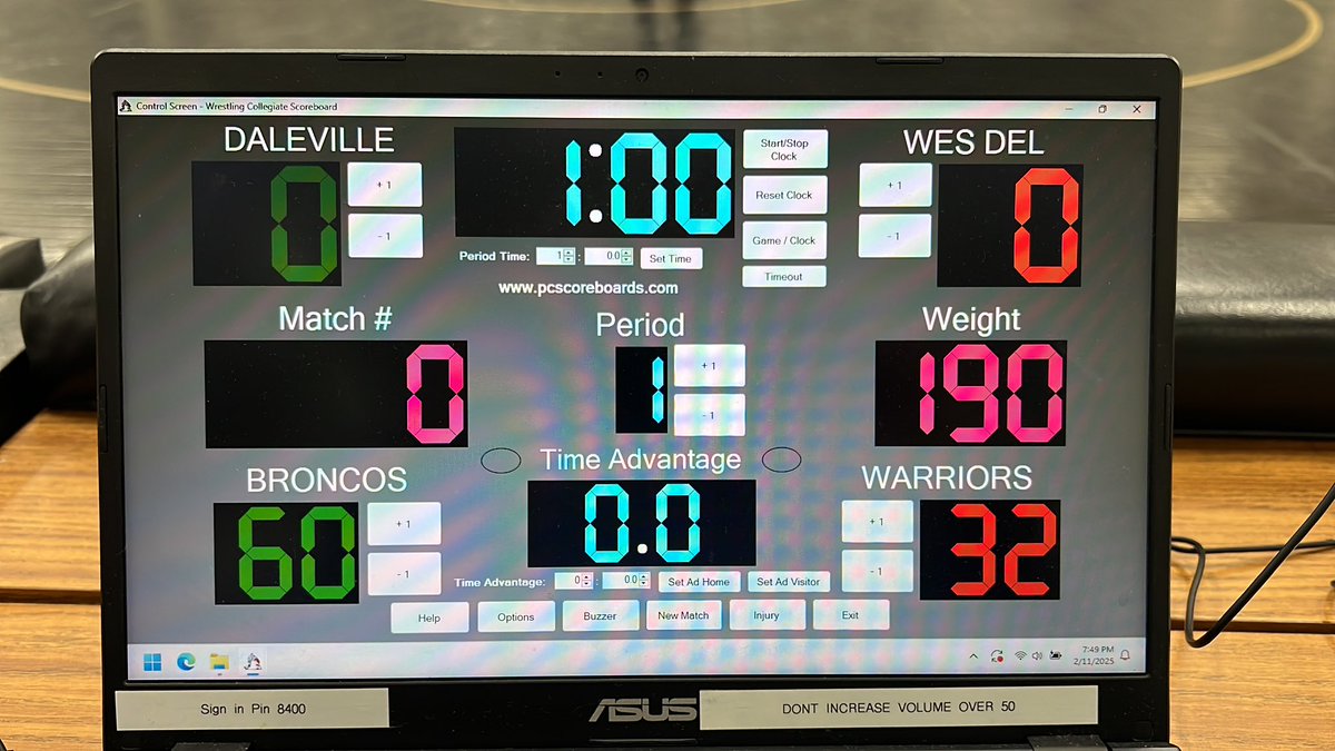 Broncos defeat Wes Del 60-32! #WeAreDaleville