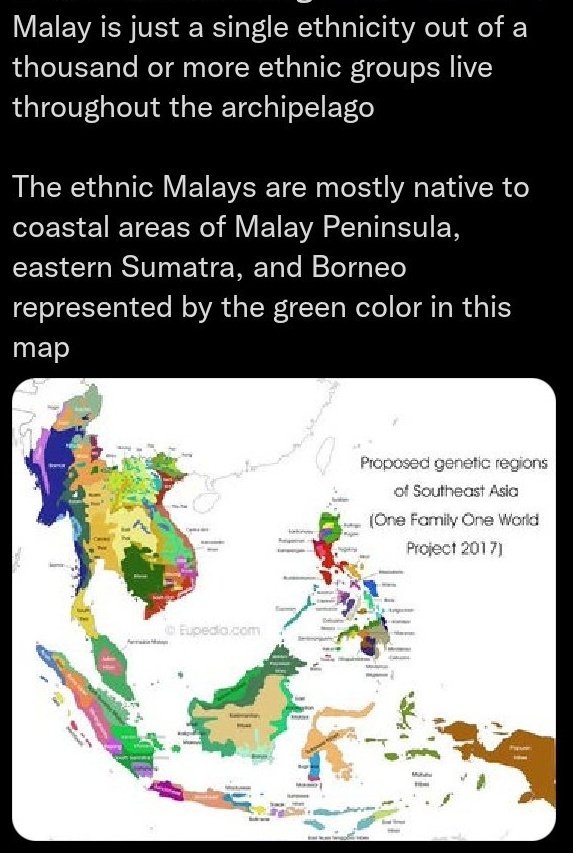 HiHi69877572's tweet photo. Orang ini selali mencari cara untuk selalu BERHALUSINASI dengan alam melayunya 😂
Padahal definisi melayu itu buatan INGGRIS yang Masih dipakai oleh penganut Malay supremacists
Untung saja di ASEAN ini HANYA MALAYSIA saja yang menganut konsep suka klaim" melayu 😂
#fasis https://t.co/XjeDzyEzaM