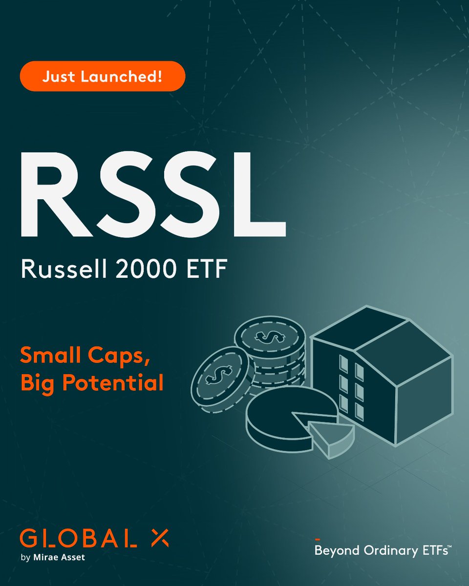 globalxetfsau's tweet image. The Global X Russell 2000 ETF (ASX: RSSL) is trading now!

Learn more here: ow.ly/uWcO50UYbKp

#GlobalXETFs #RSSL  #SmallCaps