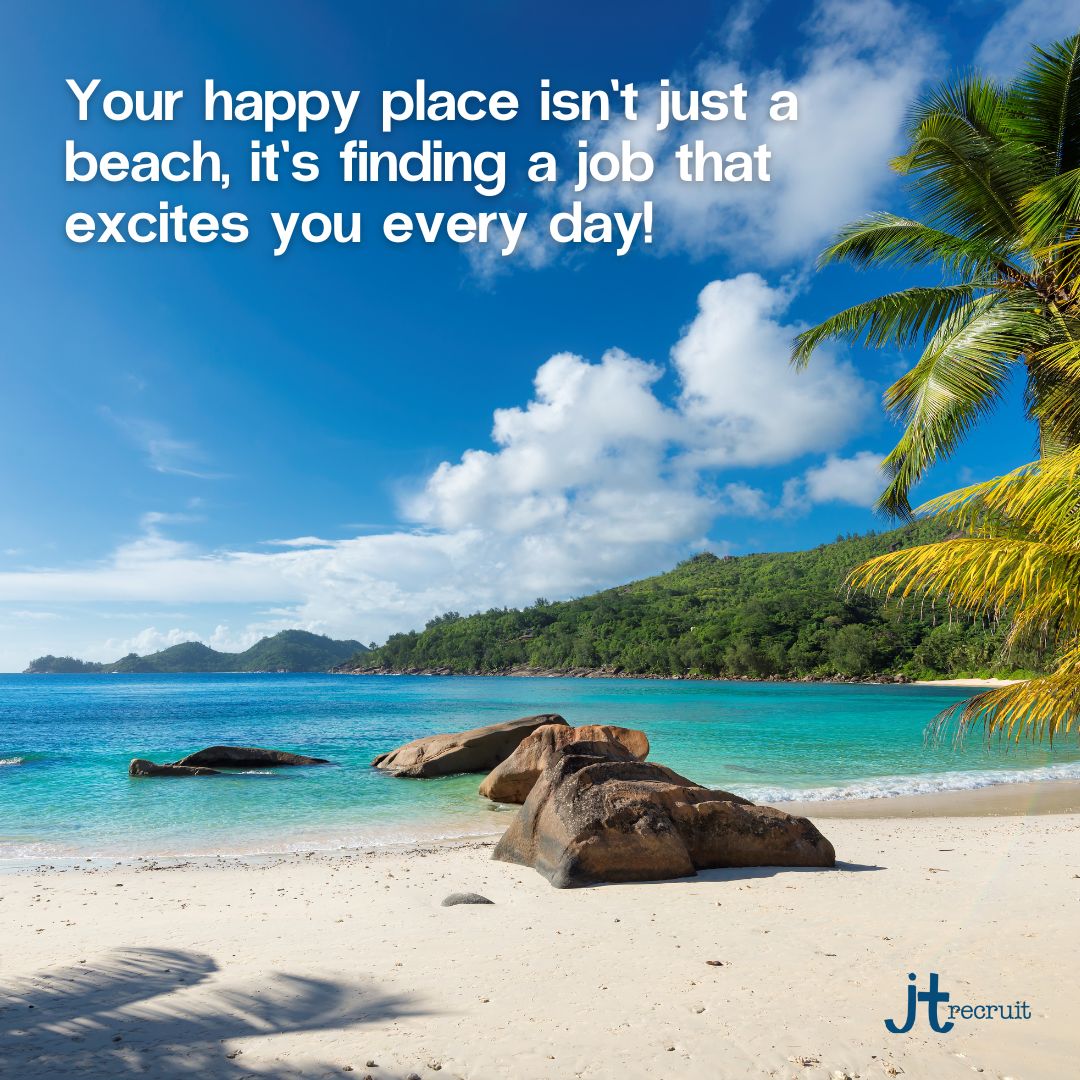 Let’s make work your new happy place. 🏝

Choose JT Recruit to find your next job with ease! 👋

#recruitmentagency #agency #jobs #hiring #derbyagency #loughboroughagency #mansfieldagency