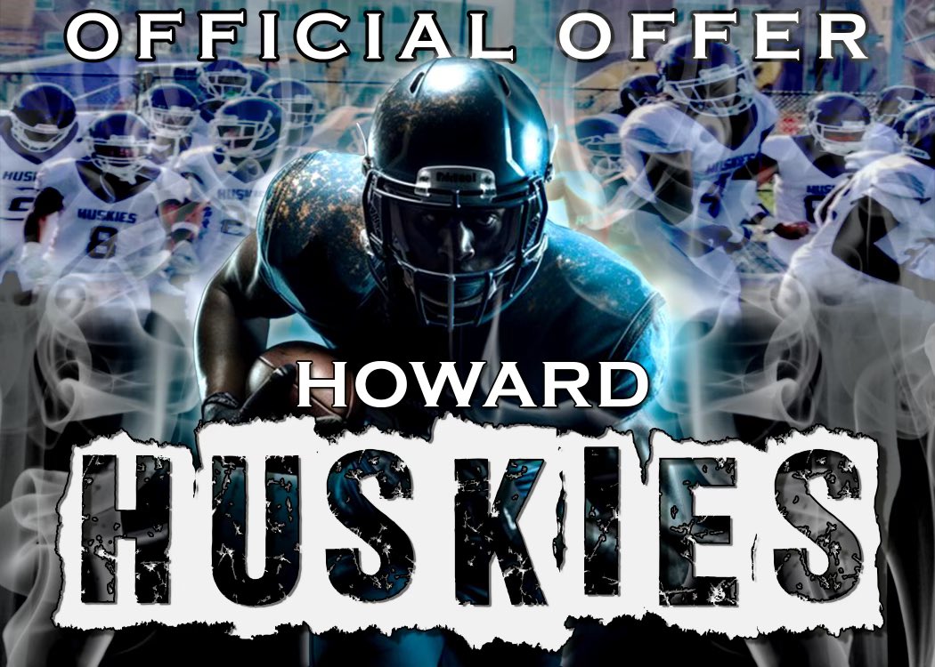 bless to receive my first offer from howard huskies <a href="/HowardHuskies1/">HH Prep Post Grad Football Team</a>