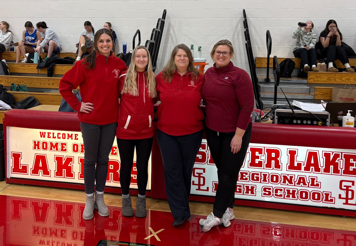 If you know basketball, you know this: The game is elevated if you have a great crew at the table. And, here at Silver Lake, we do. Laker Nation salutes Mrs. Bates, Ms. Stas, Mrs. Hines, and Mrs. Germain for personifying all that is best about our school and community!