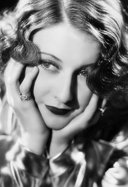 Barbara Stanwyck in a publicity portrait for Gambling Lady, 1934