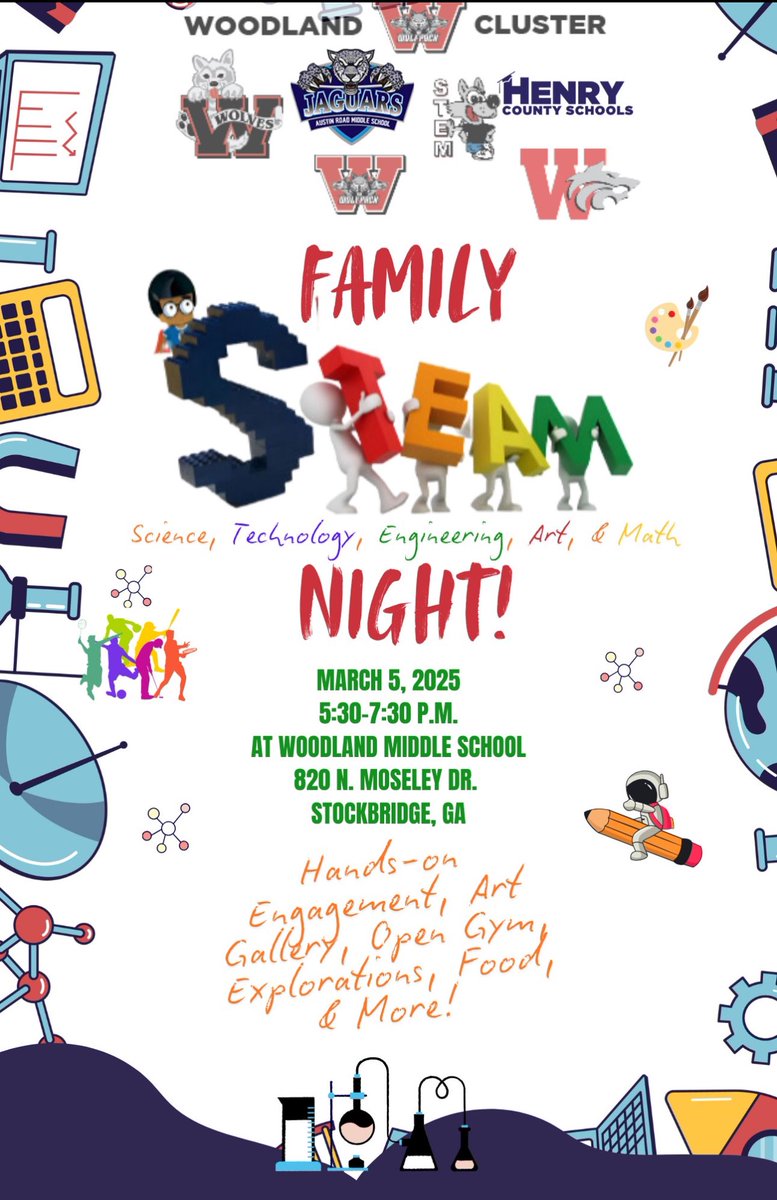 Dr. Misty Givens (@dr_misty_givens) on Twitter photo Join us for our upcoming Annual Woodland Cluster Family STEAM Night!! Itβs going to be tons of fun for our round two! π£οΈπ₯³πππ <a href="/WMSHCS/">WoodlandMiddle_HCS</a> <a href="/WHS_HCS/">Woodland High School</a> <a href="/ArmsJags/">ARMSJaguars_HCS</a> <a href="/WoodlandES_HCS/">Woodland Elementary School HCS</a> Join us for our upcoming Annual Woodland Cluster Family STEAM Night!! Itβs going to be tons of fun for our round two! π£οΈπ₯³πππ <a href="/WMSHCS/">WoodlandMiddle_HCS</a> <a href="/WHS_HCS/">Woodland High School</a> <a href="/ArmsJags/">ARMSJaguars_HCS</a> <a href="/WoodlandES_HCS/">Woodland Elementary School HCS</a>