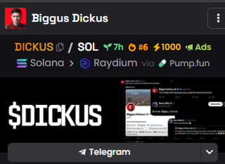 ninjapills's tweet photo. @alx @elonmusk @AutismCapital @DOGE new community just pay more 1000 boster, u meme will senddd hard!

$DICKUS https://t.co/mP1S390rqM