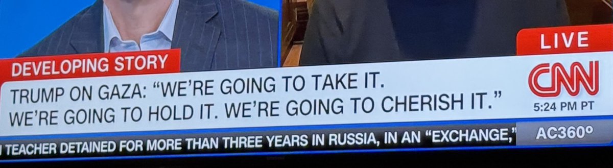 I assume this is because there are tons of egg farms and cheap gasoline reserves in Gaza. Because I was assured that people were tired of foreign adventures and that’s why they were voting for Trump.