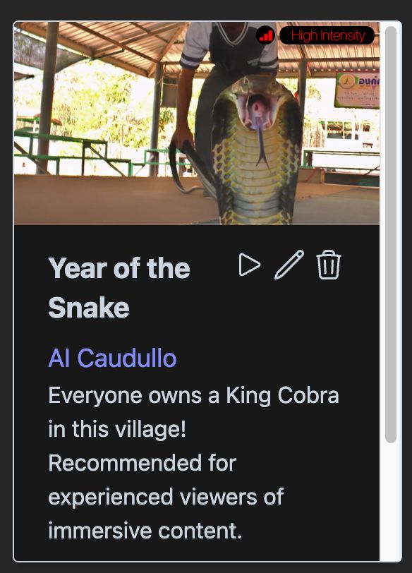 The Year of the Snake 2025 is a time of change where hard work will pay off. For these people in a remote village, snakes are more. In fact, every family owns a King Cobra- AND SPACEVIBES Has it in the best resolution possible with the #AVP spacevibes.org #spacevibes