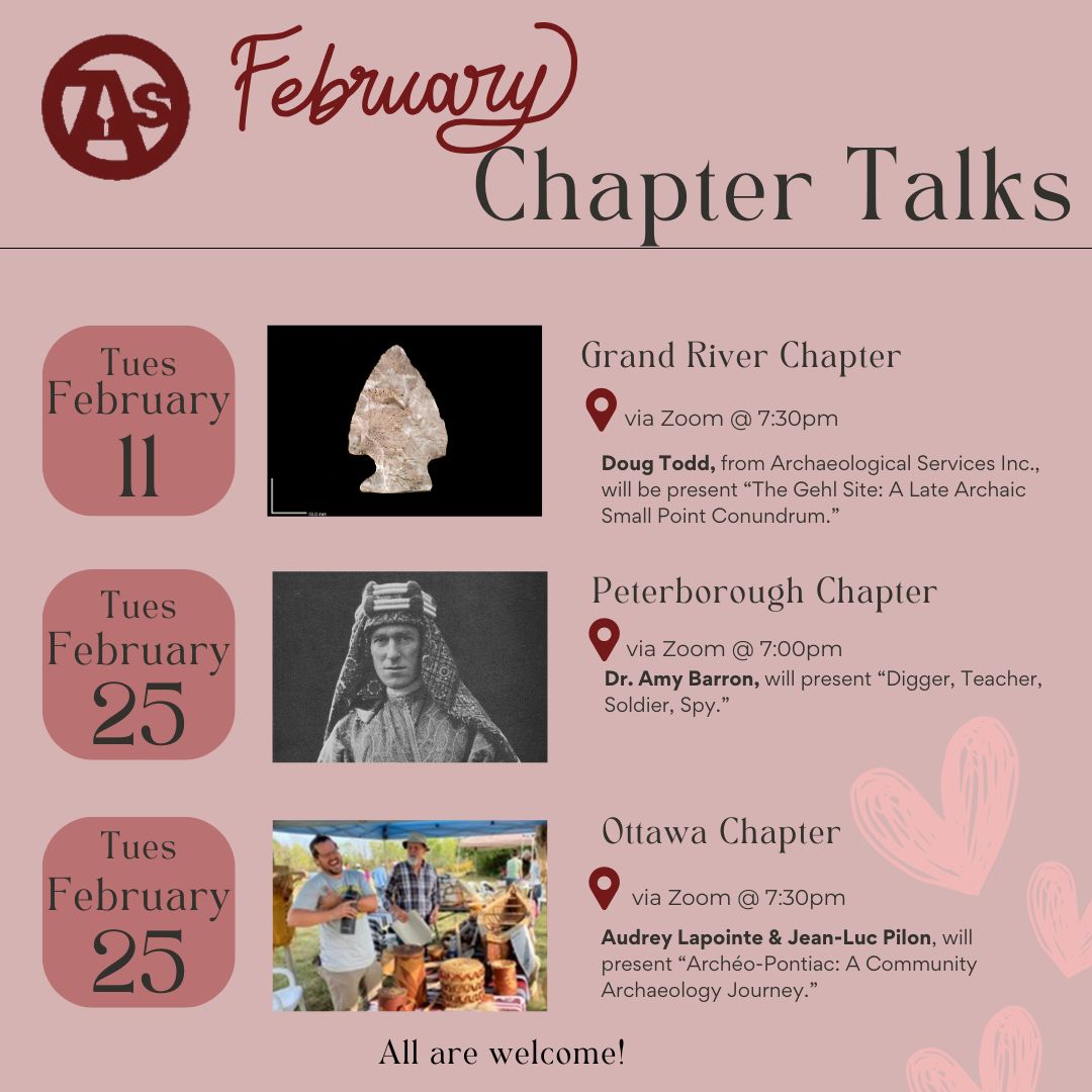 *UPDATED* Save the date for these upcoming February Chapter Talks!