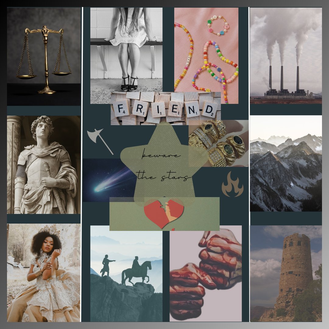 LAST AIRBENDER x MISTBORN 
Stars adored humans so much, they crashed to join them. Ursa hates being a descendant, hunted by the monarchs—the “rightful” heirs. Their princess, born magicless, goes turncoat to teach Ursa how to blaze as a star in mortal skin.#YA #W #F #QuestPit