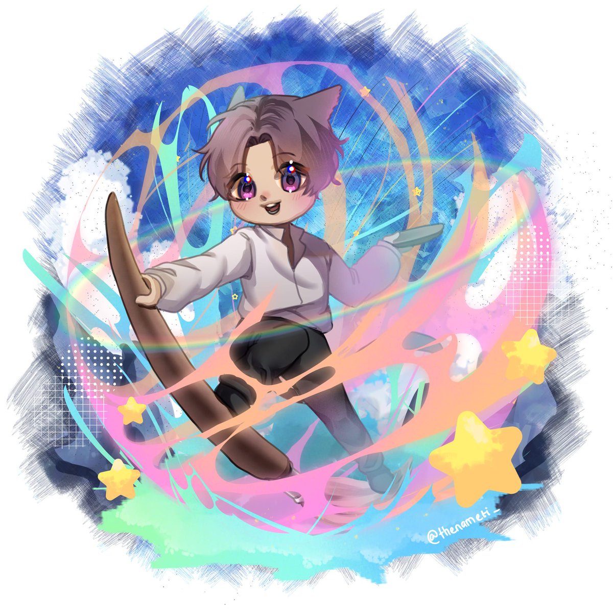 what if the lads boy are playing ff14 rafayel as a miqote pictomancer
(this is just my excuse to draw both of my hyperfixsation lol)
#LoveandDeepspace #Rafayel #恋与深空 #恋与深空祁煜 #祁煜  #ffxiv #finalfantasyxiv #ff14 #FFXIVART