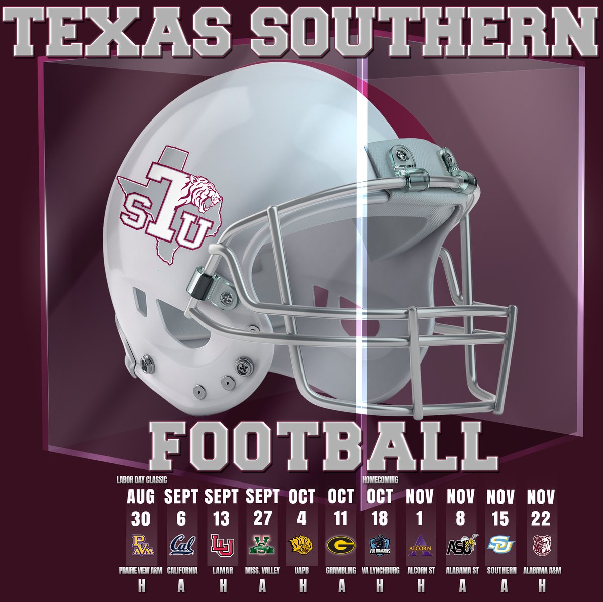 <a href="/TSUFootball/">Texas Southern Football</a> Schedule Is Out
tsusports.com/news/2025/2/11…