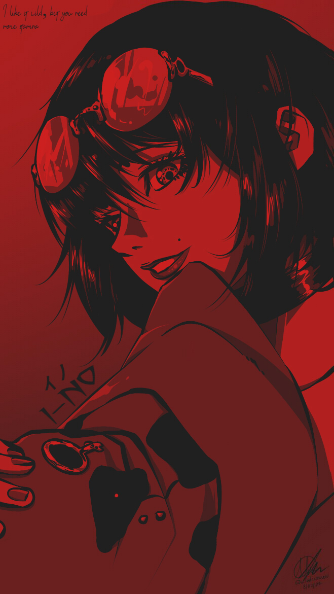 I had to make a Phone Wallpaper of this drawing ❤️
#ggst_in