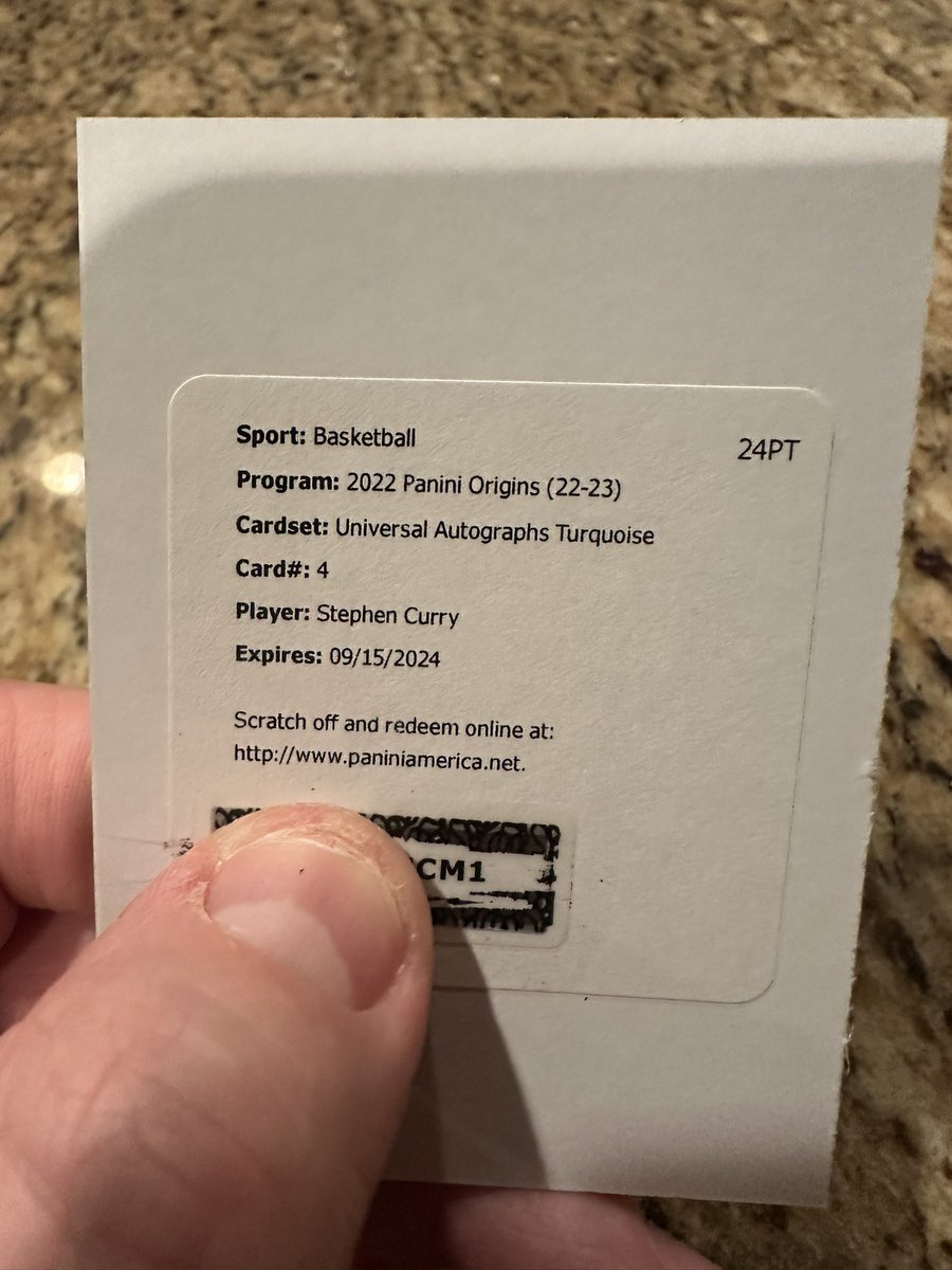 Just pulled this expired redemption card out of a 2022 origins pack.. got 5,500 panini points… but how screwed did I get? <a href="/CardPurchaser/">Card Purchaser</a>