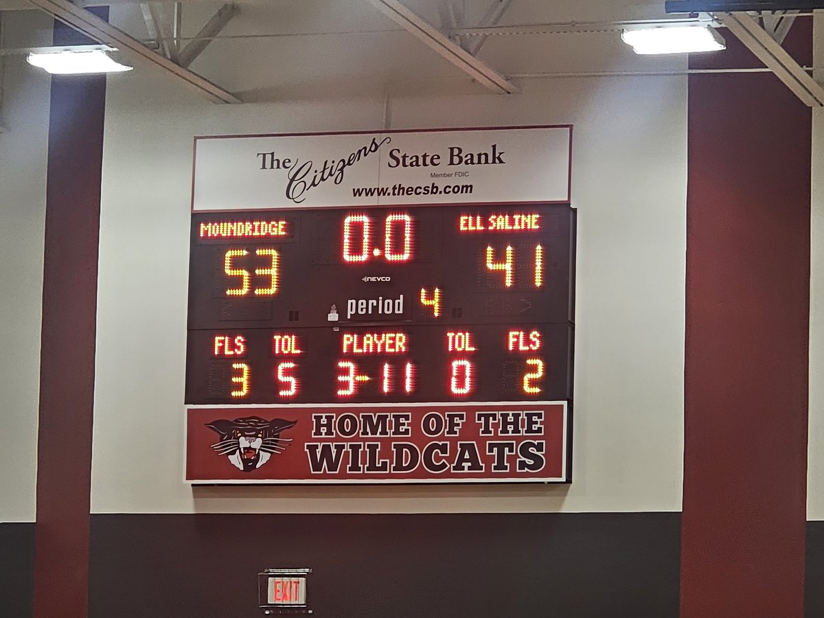 Joel Muhs (@joelmuhs_) on Twitter photo FINAL!! No. 1 Moundridge 53, No. 4 Ell-Saline 41
The Wildcats take down their EIGHTH opponent this season that either has been ranked or is currently ranked, and Moundridge remains undefeated at 17-0! #KSPreps <a href="/wildcat423/">Moundridge Schools</a> FINAL!! No. 1 Moundridge 53, No. 4 Ell-Saline 41
The Wildcats take down their EIGHTH opponent this season that either has been ranked or is currently ranked, and Moundridge remains undefeated at 17-0! #KSPreps <a href="/wildcat423/">Moundridge Schools</a>