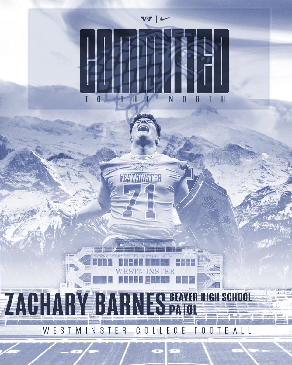 Zachary Barnes (@zbarnes_06) on Twitter photo 100% Commited💙🤍!! #GoTitans <a href="/WCtitansFB/">Westminster Football</a> <a href="/coachbenzel/">Scott Benzel</a> <a href="/CoachAntuonoOL/">Joey Antuono</a> <a href="/BeaverBobcats/">Beaver Bobcats</a> <a href="/BeaverQBclub/">Beaver QB Club 😼🏈</a> <a href="/PA_TodaySports/">PA Today</a> <a href="/WPIAL_Insider/">WPIAL Insider</a> 100% Commited💙🤍!! #GoTitans <a href="/WCtitansFB/">Westminster Football</a> <a href="/coachbenzel/">Scott Benzel</a> <a href="/CoachAntuonoOL/">Joey Antuono</a> <a href="/BeaverBobcats/">Beaver Bobcats</a> <a href="/BeaverQBclub/">Beaver QB Club 😼🏈</a> <a href="/PA_TodaySports/">PA Today</a> <a href="/WPIAL_Insider/">WPIAL Insider</a>
