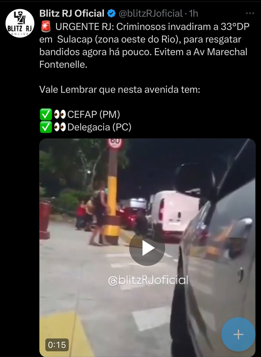 O #RJ não é para amadores!
Invadiram a delegacia <a href="/blitzRJoficial/">Blitz RJ Oficial</a> …